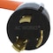 Ac Works Plug Adapter, STW, 6-15/20R, L6-30P, 1 ft., Orange L630CB620 - alternate 6